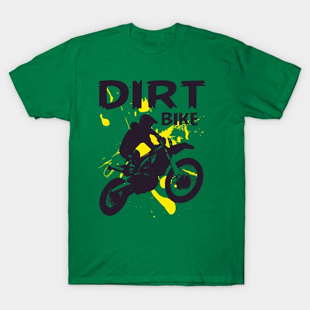 Cool Dirt Bike, Dirtbike gift idea for men, Dirt Bike Rider T-Shirt by Jakavonis